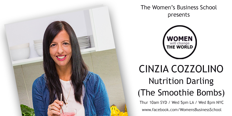 Women will change the World: Cinzia Cozzolino, The Smoothie Bombs
